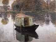 Claude Monet The Studio boat oil painting reproduction